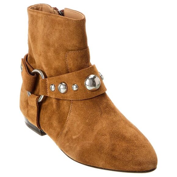 Isabel Marant Siago Suede Bootie Brown